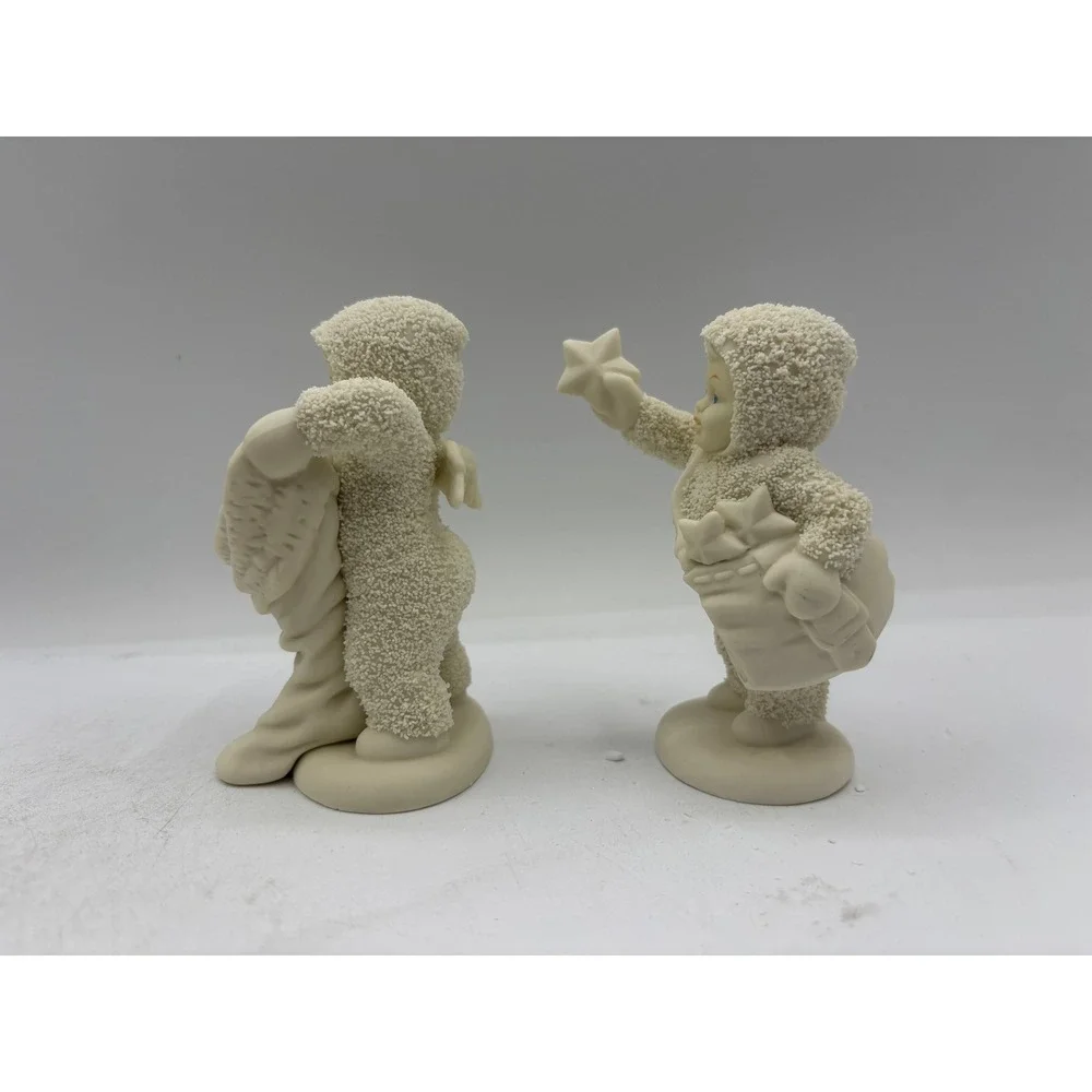 Dept 56 1996 Winter Tales of the Snowbabies With Hugs & Kisses Set of 2 68813